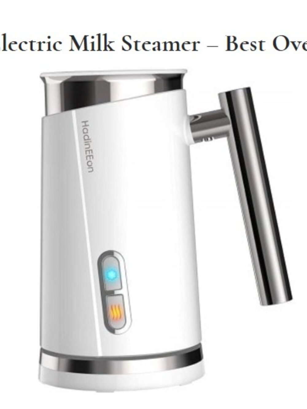 NIB HadinEEon Automatic Electric Milk Frother N11 140F Hot & Cold Foam Maker.